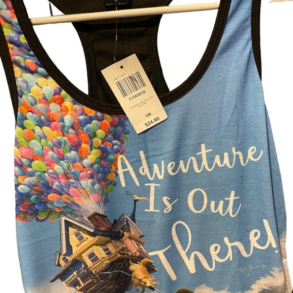 NWT Disney's "UP" Graphic Tank Top - Women's Small - Adventure Is Out There! - Picture 7 of 7